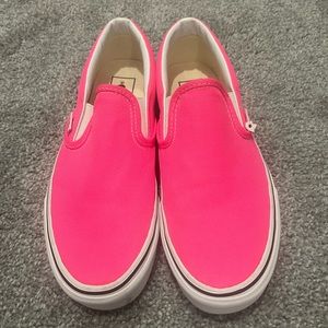 Neon Pink Vans